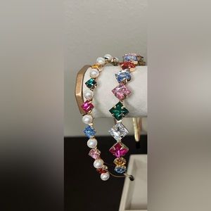 Rhinestone and Pearl Headband